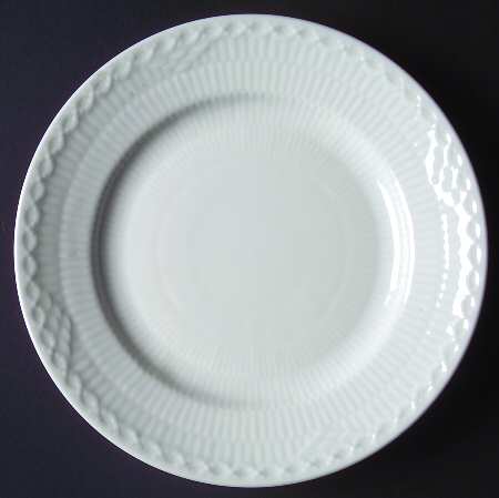 White Half Lace Dessert/Pie Plate