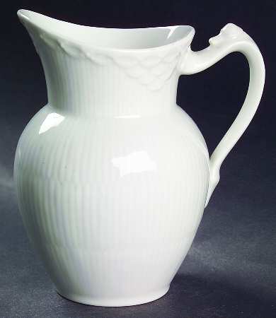 White Half Lace Creamer
