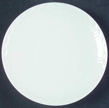 White Half Lace Saucer for Flat Demitasse Cup