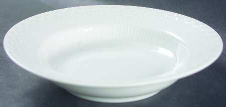 White Half Lace Rim Fruit/Dessert (Sauce) Bowl