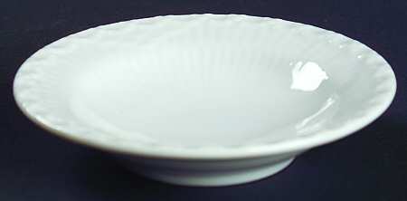 White Half Lace Individual Butter Dish