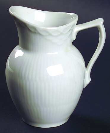 White Half Lace Creamer