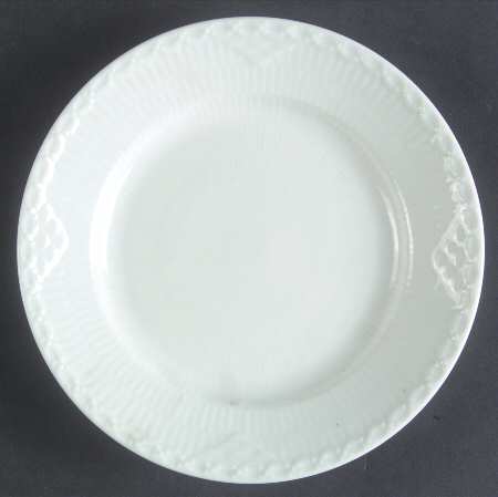 White Half Lace Bread & Butter Plate