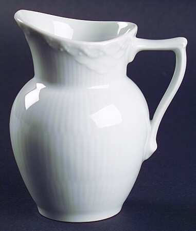 White Half Lace Creamer