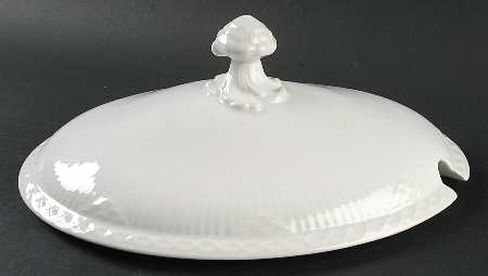 White Half Lace Lid for Tureen