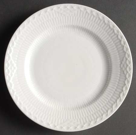 White Half Lace Dessert/Pie Plate