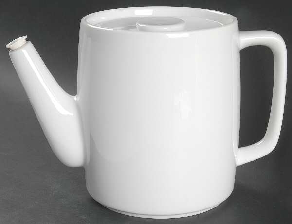 Whitepot Coffee Pot & Lid