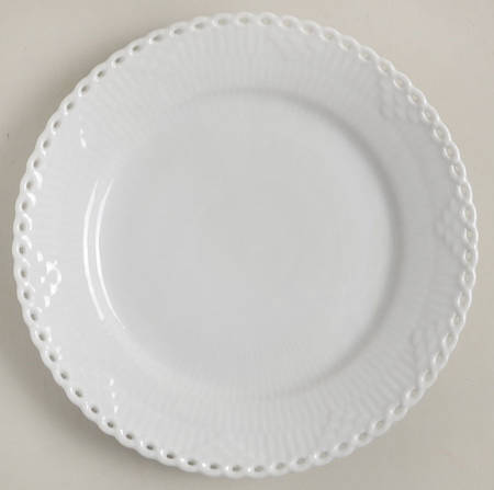 White Full Lace Salad/Dessert Plate