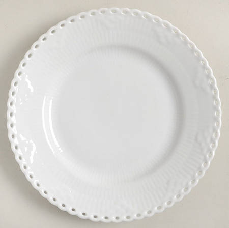 White Full Lace Bread & Butter Plate