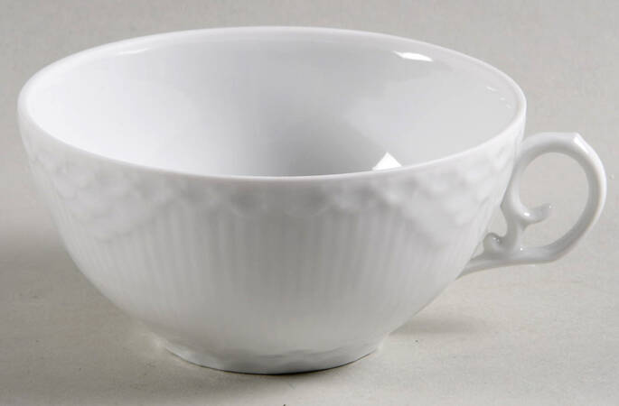 White Full Lace Saucer for Flat Cup