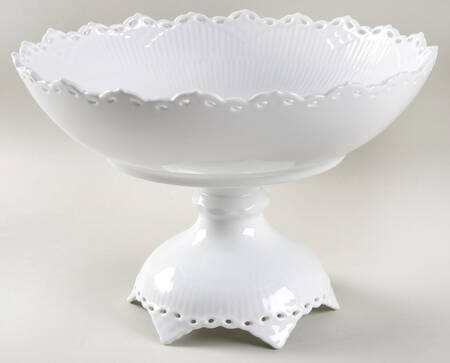 White Full Lace Compote