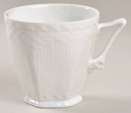 White Full Lace Flat Demitasse Cup