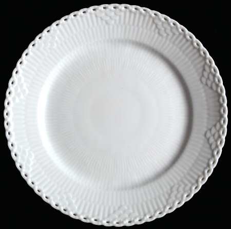 White Full Lace Salad/Dessert Plate