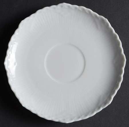 White Full Lace Saucer for Flat Cup