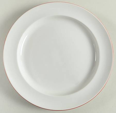 Whitepot Red Line Salad Plate
