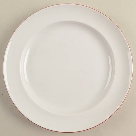 Whitepot Red Line Salad Plate