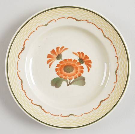 Zinnia Bread & Butter Plate