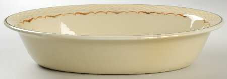 Zinnia 11" Oval Vegetable Bowl