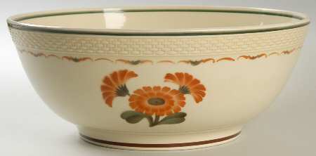 Zinnia 10" Large Salad Serving Bowl