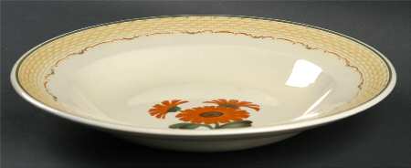 Zinnia Large Rim Soup Bowl