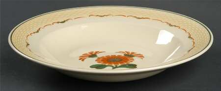 Zinnia Large Rim Soup Bowl