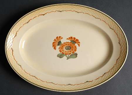 Zinnia 12" Oval Serving Platter