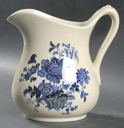 Charlotte Blue Multicolor On Cream 24 Oz Pitcher