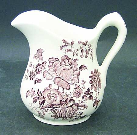 Charlotte Brown On White Creamer
