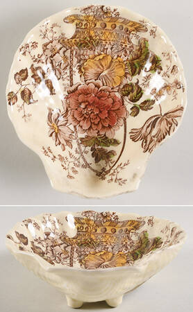 Charlotte Brown Multicolor Shell Shaped Dish