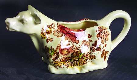 Charlotte Brown Multicolor Cow Creamer