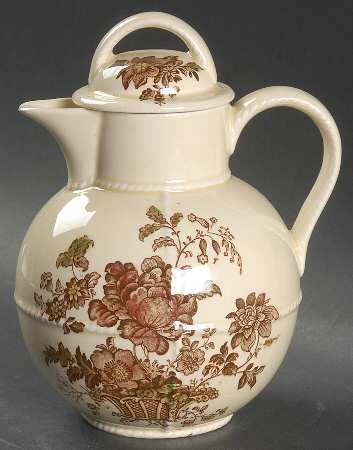 Charlotte Brown Multicolor Hot Water Jug & Lid