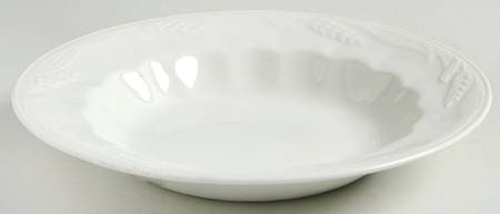 Wheat (Cream) Rim Soup Bowl