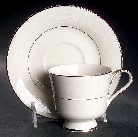 Camelot Footed Cup & Saucer Set