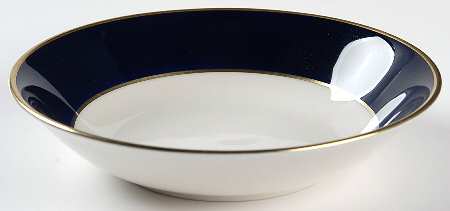 Cobalt Blue Coupe Soup Bowl