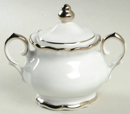 Elegance (Platinum) Mini Sugar Bowl & Lid