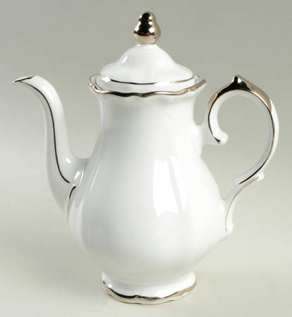Elegance (Platinum) Small Coffee Pot & Lid