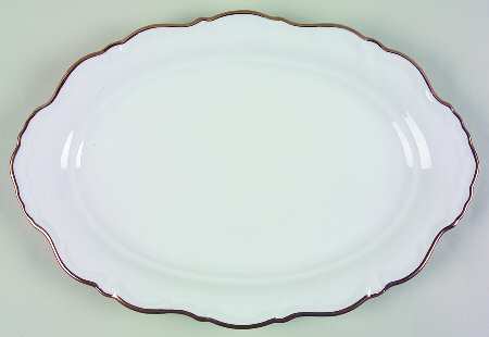 Elegance (Platinum) 15" Oval Serving Platter