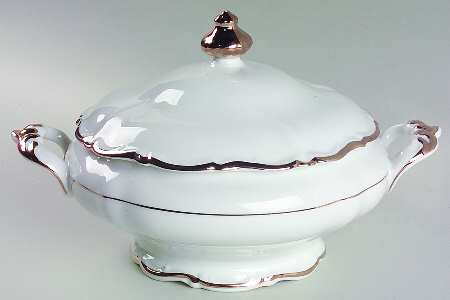 Elegance (Platinum) Round Covered Vegetable