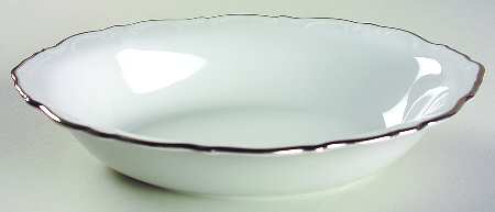 Elegance (Platinum) 9" Oval Vegetable Bowl