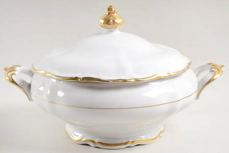 Elegance (Gold) Round Covered Vegetable