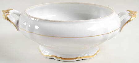 Elegance (Gold) Round Vegetable No Lid