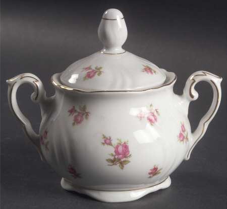 Old Dresden Sugar Bowl & Lid