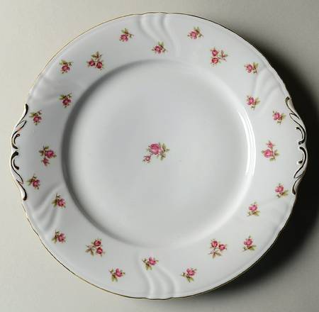 Old Dresden Handled Cake Plate