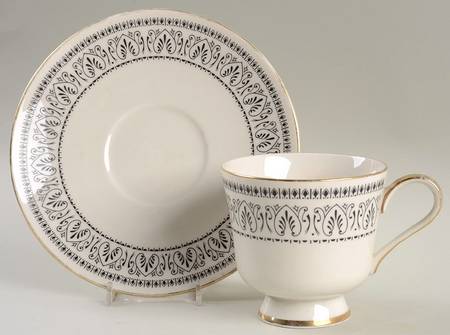 Olympia Footed Cup & Saucer Set