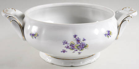 Violet of The Alps Tureen No Lid
