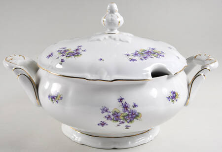 Violet of The Alps Tureen &  Lid