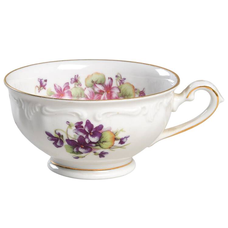 Violet of The Alps Footed Cup