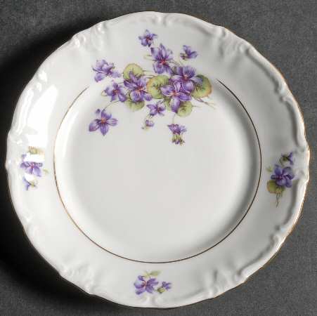 Violet of The Alps Bread & Butter Plate