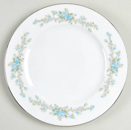 Blue Fantasy Salad Plate