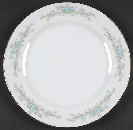 Blue Fantasy Luncheon Plate
